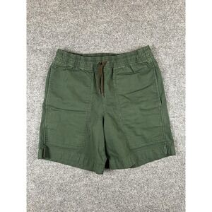 Filson Dry Falls Shorts Mens XS (Fits M) Green Cotton Drawstring Pull On